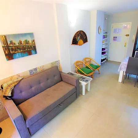 아파트 V&v Lloret- Blanc Precioso Con Piscina Comunitaria Y Aire Acondicionado